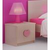 Bedside Table, Melanimi ​ - Decape SYROS 1,  Woodyline | Bedside Table στο Togias-Home.gr