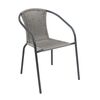 Balleno Outdoor Armchair Metal Black, Mixed Grey 52x60x72cm | Armchairs - Chairs στο Togias-Home.gr