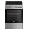 Indesit  I6V8KMX Κουζίνα 66lt με Κεραμικές Εστίες Π60εκ. Inox | Κουζίνες & Φούρνοι στο Togias-Home.gr
