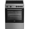 Beko Freestanding with Ceramic Hobs Stainless Steel FBM6701X | Electric Oven/Stove στο Togias-Home.gr