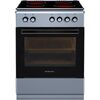 Princess Κουζίνα FR8080X  72lt με Κεραμικές Εστίες Π60εκ. Inox | Κουζίνες & Φούρνοι στο Togias-Home.gr