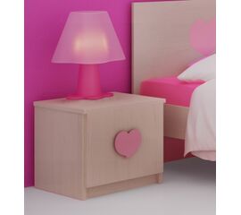 Woodyline Κομοδίνο Μελανίμη - Ντεκαπε Σύρος 1 47x44x43 εκ | Κομοδίνο/Συρταριέρα στο Togias-Home.gr