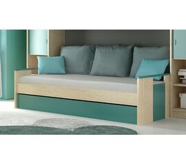 Woodyline Καναπές Μελαμίνη - Δρυς Αμοργός 5 | Κρεβάτι  στο Togias-Home.gr