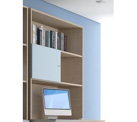 Woodyline Εταζέρα 100cm Μελαμίνη Δρυς Άνδρος 1 | Βιβλιοθήκη στο Togias-Home.gr