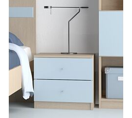 Woodyline Κομοδίνο Μελαμίνη Δρυς Άνδρος 1 | Κομοδίνο/Συρταριέρα στο Togias-Home.gr