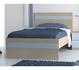 Woodyline Κρεβάτι 100εκ. Μελαμίνη Δρυς Άνδρος 1 | Κρεβάτι  στο Togias-Home.gr