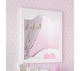 Woodyline Καθρέπτης Λάκα Λευκό Τήνος 2 | Kαθρέφτης στο Togias-Home.gr