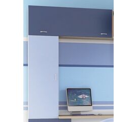 Woodyline Ντουλάπι με πόρτα 100εκ. x 2  Μελαμίνη Δρυς Αμοργός 10 | Βιβλιοθήκη στο Togias-Home.gr