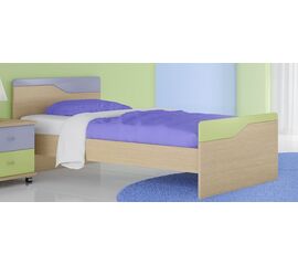 Woodyline Κρεβάτι 100εκ. Μελαμίνη - Δρυς Αμοργός 9 | Κρεβάτι  στο Togias-Home.gr