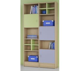 Woodyline Βιβλιοθήκη Δίφυλλη 91εκ. Μελαμίνη - Δρυς Αμοργός 9 | Βιβλιοθήκη στο Togias-Home.gr