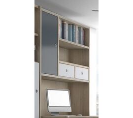 Woodyline Εταζέρα Επικαθήμενη Ξύλο Μελαμίνη Egger Τετράγωνο 1 | Βιβλιοθήκη στο Togias-Home.gr