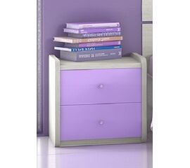 Woodyline Κομοδίνο Ξύλο Δρυς Ντεκαπέ Σκύρος 1 47x45 x42 | Κομοδίνο/Συρταριέρα στο Togias-Home.gr