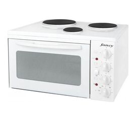 Fancy 0001 Ηλεκτρικό Φουρνάκι 31lt με 3 Εστίες Λευκό | Κουζίνες & Φούρνοι στο Togias-Home.gr