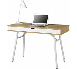 Γραφείο Ξύλινο με Μεταλλικά Πόδια 115x55x75cm, Woodwell, ΕΟ420 | Γραφείο στο Togias-Home.gr