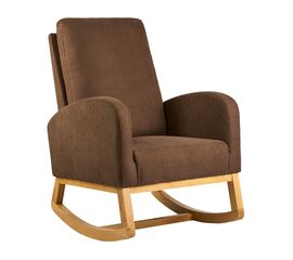 Κουνιστή Πολυθρόνα Nicki Varossi Επενδεδυμένη με Υφασμα, Ξύλινη Βάση και Σκελετό. | Καρέκλες & Πολυθρόνες στο Togias-Home.gr