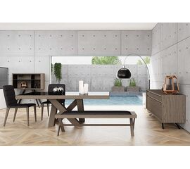 ΤΡΑΠΕΖΑΡΙΑ PASS (200 X 110+40+40) | Τραπέζια Τραπεζαρίας & Κουζίνας στο Togias-Home.gr