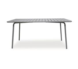 BRIO Slat Τραπέζι-Pro Κήπου - Βεράντας, Μέταλλο Βαφή Cool Grey 4C | Τραπέζια  στο Togias-Home.gr