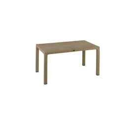 Τραπέζι Εξωτερικού Χώρου Rattan Pello Cappuccino 150x90x73εκ. | Τραπέζια  στο Togias-Home.gr