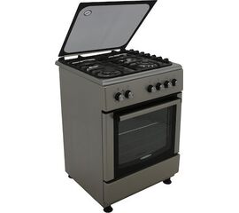 Carad Κουζίνα 64lt με Εστίες Υγραερίου Π60εκ. Γκρι | Κουζίνες & Φούρνοι στο Togias-Home.gr