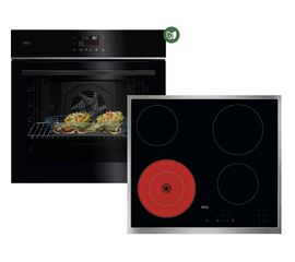 AEG TU5AB43APB+ORS64A00XB Σετ Φούρνος Εστία. ΔΩΡΟ Σκούπα Stick! | Κουζίνες & Φούρνοι στο Togias-Home.gr