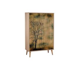 Ξύλινη Παπουτσοθήκη Soho με 4 Ράφια Sonoma Μ80xΠ36xΥ127cm | Παπουτσοθήκες στο Togias-Home.gr