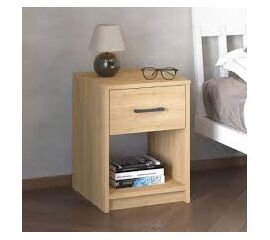 ​Κομοδίνο Scoty Megapap χρώμα sapphire oak 40,2x35,3x55εκ. | Κομοδίνα στο Togias-Home.gr