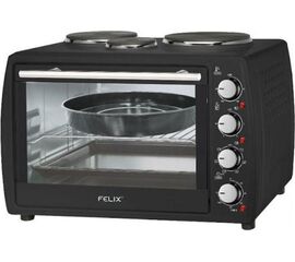 Felix FXO-4504 Ηλεκτρικό Φουρνάκι 45lt με 3 Εστίες | Κουζίνες & Φούρνοι στο Togias-Home.gr