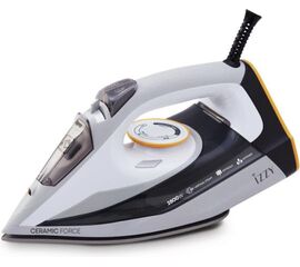 Izzy IZ-1107 Σίδερο Ατμού 2800W με Κεραμική Πλάκα και Συνεχόμενη Παροχή Ατμού 50gr/min | Συσκευές Σιδερώματος στο Togias-Home.gr