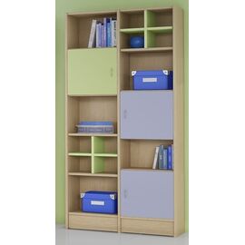 Woodyline Βιβλιοθήκη Δίφυλλη 91εκ. Μελαμίνη - Δρυς Αμοργός 9 | Βιβλιοθήκη στο Togias-Home.gr