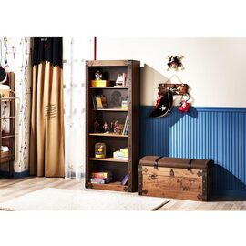 Children's bookcase KS-1501 Black Pirate, Cilek | Bookcase στο Togias-Home.gr