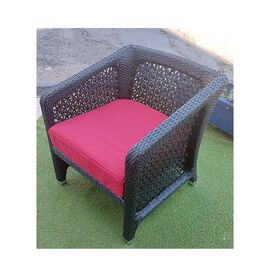 Brown Rattan Outdoor Armchair 67x70x72 | Armchairs - Chairs στο Togias-Home.gr