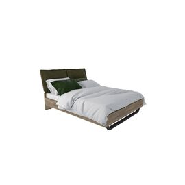 NAVISKA  Double Bed with  Fabric for Mattress​ 160x200cm | Beds στο Togias-Home.gr