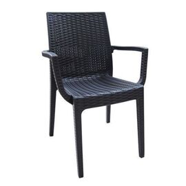 Καρέκλα Εξωτερικού Χώρου Rattan Dafne Μπεζ 54x55x85εκ. | Πολυθρόνες - Καρέκλες στο Togias-Home.gr