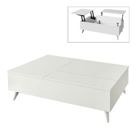 Roy Megapap coffee table with white waiter 121x69x40cm. | Coffee Tables στο Togias-Home.gr