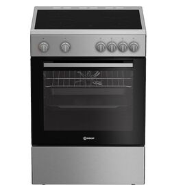 Indesit  I6V8KMX Κουζίνα 66lt με Κεραμικές Εστίες Π60εκ. Inox | Κουζίνες & Φούρνοι στο Togias-Home.gr