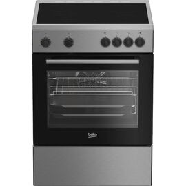 Beko Freestanding with Ceramic Hobs Stainless Steel FBM6701X | Electric Oven/Stove στο Togias-Home.gr