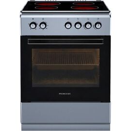 Princess Κουζίνα FR8080X  72lt με Κεραμικές Εστίες Π60εκ. Inox | Κουζίνες & Φούρνοι στο Togias-Home.gr