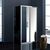 Devon SLIDER Mirror Πόρτα ντουζιέρας με 1 σταθερό & 1 συρόμενο φύλλο SLD100 | Γυάλινες  στο Togias-Home.gr