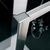 Devon SLIDER PLAZA Stripes Πόρτα ντουζιέρας με 1 σταθερό & 1 συρόμενο φύλλο SLD100 | Γυάλινες  στο Togias-Home.gr