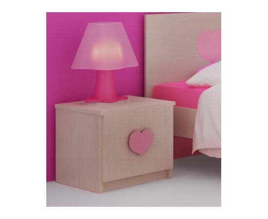 Bedside Table, Melanimi ​ - Decape SYROS 1,  Woodyline | Bedside Table στο Togias-Home.gr