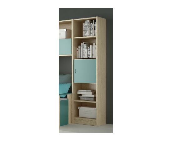 Woodyline Βιβλιοθήκη  Μελαμίνη - Δρυς Αμοργός 5 | Βιβλιοθήκη στο Togias-Home.gr