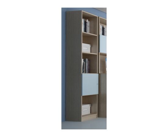 Woodyline, Bookcase Half Melamine, Oak ANDROS 1 | Bookcase στο Togias-Home.gr