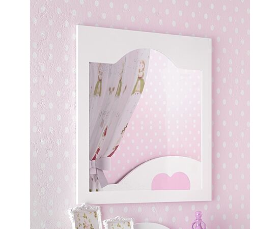 Mirror, Solid Beech White Lacquer, TINOS 2, Woodyline | Mirror στο Togias-Home.gr