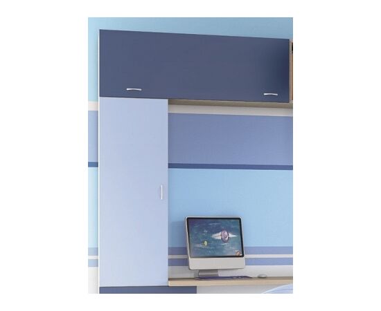 Woodyline Ντουλάπι με πόρτα 100εκ. x 2  Μελαμίνη Δρυς Αμοργός 10 | Βιβλιοθήκη στο Togias-Home.gr