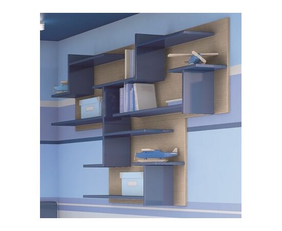 Tetris side Shelf 100cm x 3 Melamine Oak,  AMORGOS 10, Woodyline | Bookcase στο Togias-Home.gr