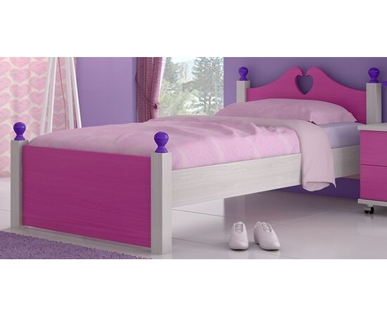 Bed 100 cm Wood Pine, KARDIA 1, Woodyline |  Bed στο Togias-Home.gr