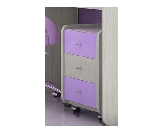 Woodyline Κομοδίνο Γραφείου Δρυς Ντεκαπέ ΣΚΥΡΟΣ 1 | Κομοδίνο/Συρταριέρα στο Togias-Home.gr