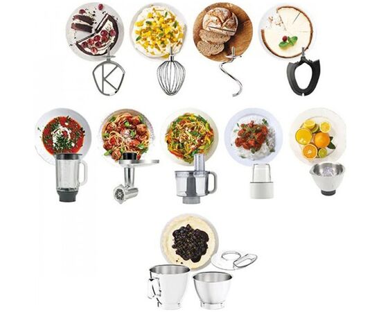 Kenwood Titanium Chef Baker KVL85.704SI Κουζινομηχανή 1200W με Ανοξείδωτο Κάδο 7lt | Μίξερ-Μπλέντερ στο Togias-Home.gr