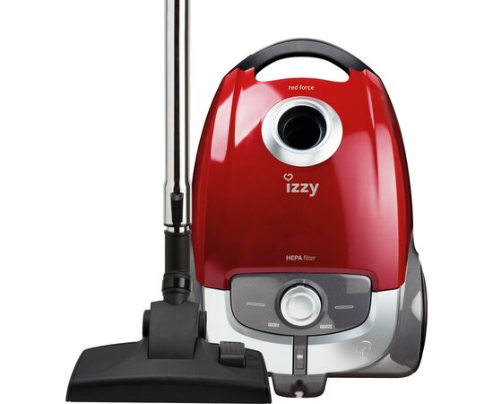 Izzy AC1108 Ηλεκτρική Σκούπα 700W με Σακούλα 4lt Κόκκινη | Ηλεκτρικές Σκούπες στο Togias-Home.gr