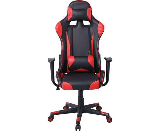 Red Leather Gaming Chair, Woodwell EO577 |  Office Chairs στο Togias-Home.gr